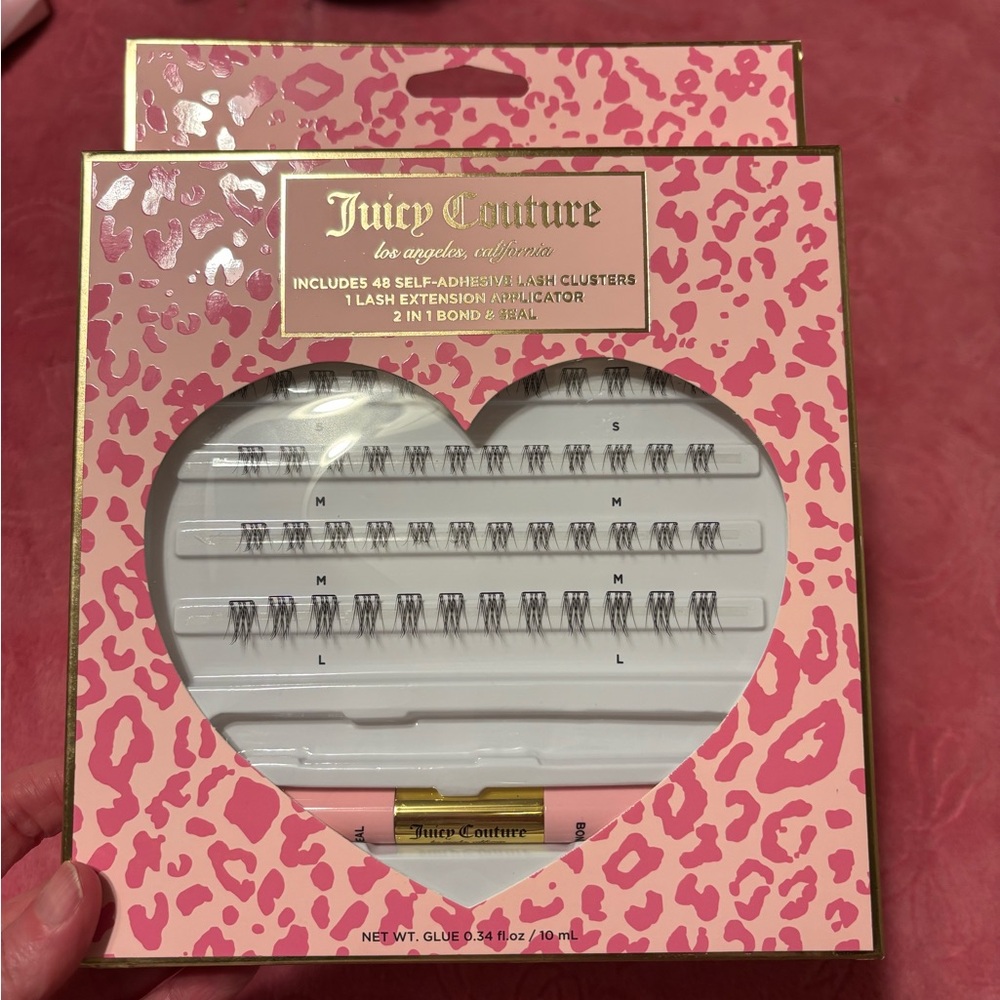 Juicy Couture Lash Extensions in Pink Packaging
